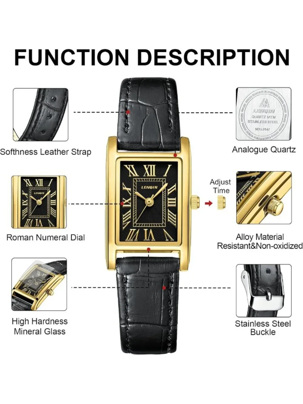 Stylish Women's Analog Quartz Waterproof Watch - Perfect for Everyday Wear